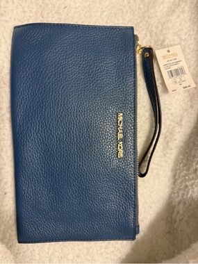 Michael Kors Jet Set Clutch Wristlet LG Leather